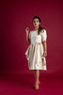 OFF WHITE FLAIR DRESS